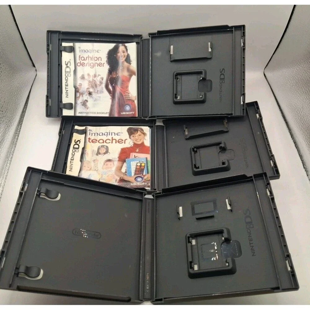 Lot of 3 Empty Nintendo DS - Cases with Artwork Only! No Games included